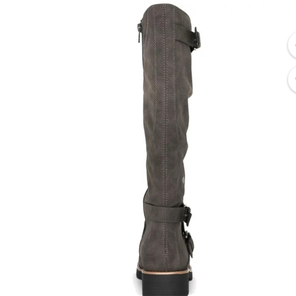 Sun + Stone Womens Brinley charcoal Knee-High Boots 5 - Picture 3 of 5